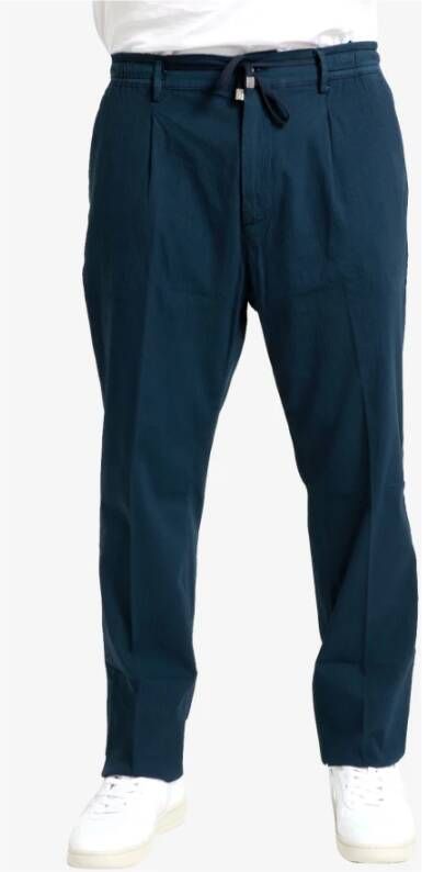 Cruna Slim-fit Trousers Blauw Heren