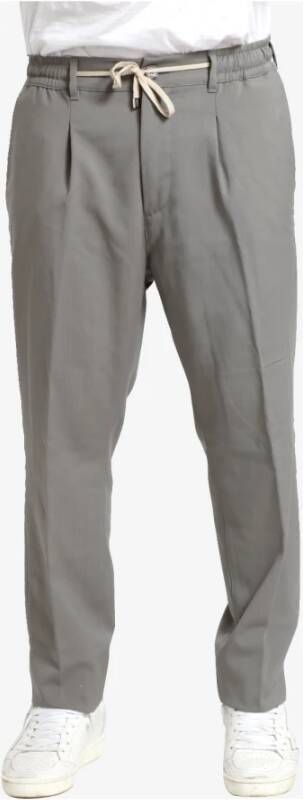 Cruna Slim-fit Trousers Grijs Heren