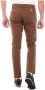 Daniele Alessandrini Katoen Elastaan Grijze Broek Orange Heren - Thumbnail 2