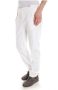 Daniele Alessandrini Witte Geplooide Broek Pozzetto Pences White Heren - Thumbnail 2