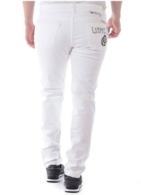 Daniele Alessandrini trousers Wit Heren
