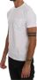 Daniele Alessandrini Witte Katoenen Crewneck T-Shirt Korte Mouw White Heren - Thumbnail 2