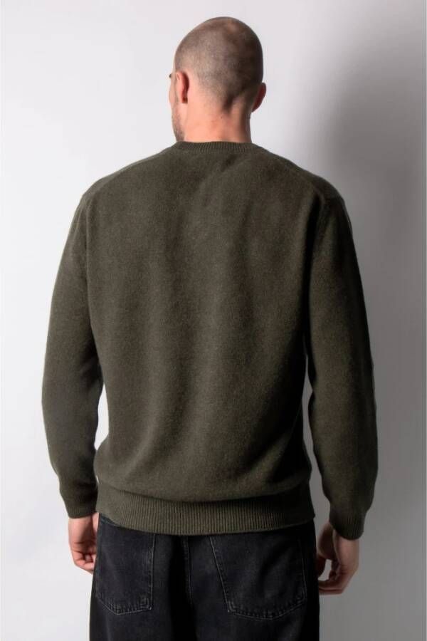 Daniele Fiesoli V-neck Knitwear Groen Heren