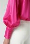 Dea Kudibal Fuchsia Zijden Satijnen Blouse Roze Dames - Thumbnail 2