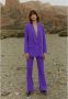 Dea Kudibal Stijlvolle Electric Purple Blazer Paars Dames - Thumbnail 2