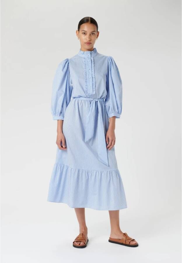 Dea Kudibal Dag Midi -jurk Blauw Dames