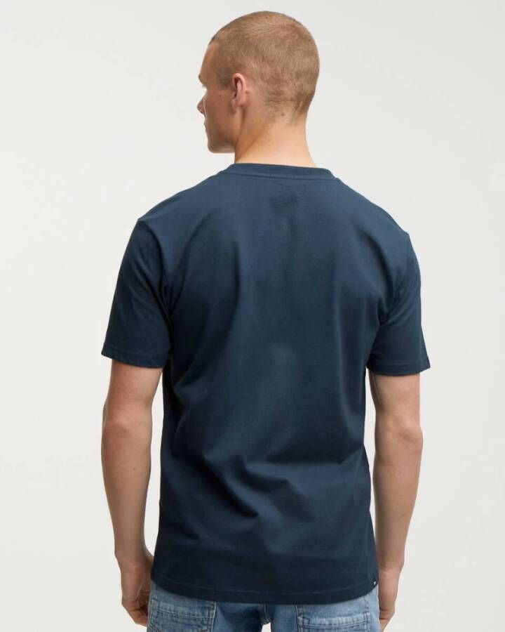 Denham The Jeanmaker T-shirt korte mouw Blauw Heren
