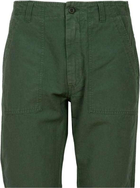 Department Five Straight Trousers Groen Heren