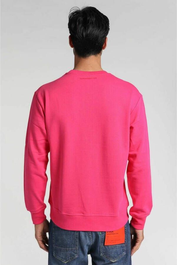 Department Five Sweatshirt ontmoette het logo Roze Heren