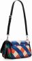 Desigual Zwarte polyethyleen handtas met afneembaar handvat en verstelbare schouderband Multicolor Dames - Thumbnail 2