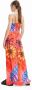Desigual Oranje Bedrukte Jurk met Bandjes Multicolor Dames - Thumbnail 2
