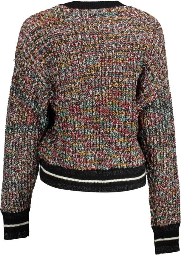 Desigual Black Polyester Sweater Zwart Dames