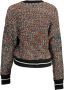 Desigual Mysterieuze Zwarte Trui met Contrasterende Details Multicolor Dames - Thumbnail 4