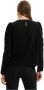 Desigual Zwarte Lyocell Shirt met Contrasterende Details Black Dames - Thumbnail 3