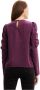 Desigual Paarse Lyocell Shirt met Contrasterende Details Purple Dames - Thumbnail 4
