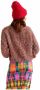 Desigual Multicolor Knoop Cardigan Sweater Multicolor Dames - Thumbnail 4
