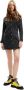 Desigual Gedrukte knoopsluiting jurk Black Dames - Thumbnail 4