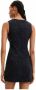 Desigual Luipaard Mouwloze Jurk met Ritssluiting Black Dames - Thumbnail 2