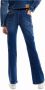 Desigual Blauwe Denim Jeans met Rits- en Knoopsluiting Blue Dames - Thumbnail 4