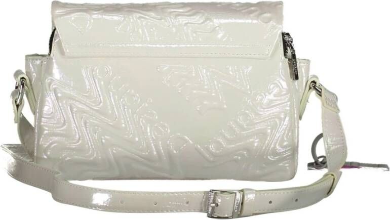 Desigual Iridescente Schoudertas met 3 Compartimenten Wit Dames