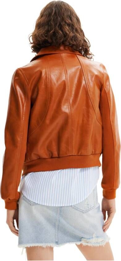 Desigual Jackets Oranje Dames