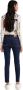 Desigual Blauwe effen jeans met ritssluiting en knoopsluiting Blue Dames - Thumbnail 2