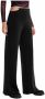 Desigual Zwarte Wide-Leg Palazzo Broek Black Dames - Thumbnail 2