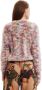 Desigual Chique shirt met lange mouwen en contrastdetails in roze Multicolor Dames - Thumbnail 8