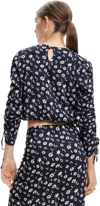 Desigual Long Sleeve Tops Zwart Dames
