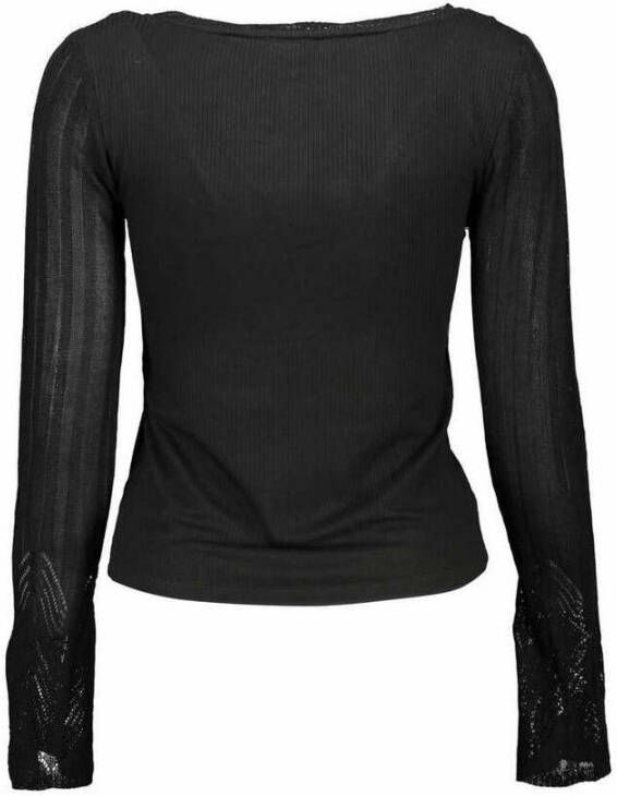 Desigual Long Sleeve Tops Zwart Dames