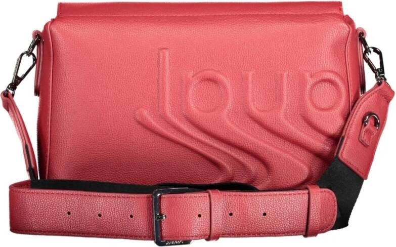 Desigual Rode Polyurethaan Handtas met Verstelbare Schouderband Rood Dames