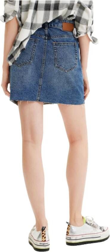 Desigual Skirts Blauw Dames