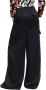 Desigual Zwarte Broek met Rits en Haaksluiting Black Dames - Thumbnail 2