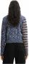 Desigual Blauwe Polyester Trui met Contrasterende Details Blauw Dames - Thumbnail 4