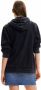Desigual Zwarte katoenen sweatshirt met capuchon en buitenzak Black Dames - Thumbnail 2