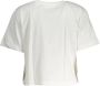 Desigual Witte Katoenen T-Shirt met Korte Mouwen en Print White Dames - Thumbnail 2