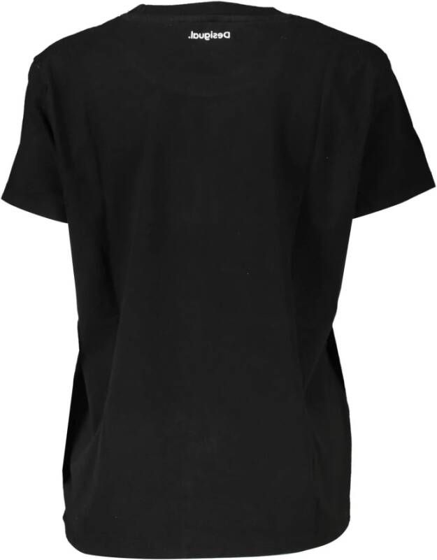 Desigual T-Shirt Zwart Dames