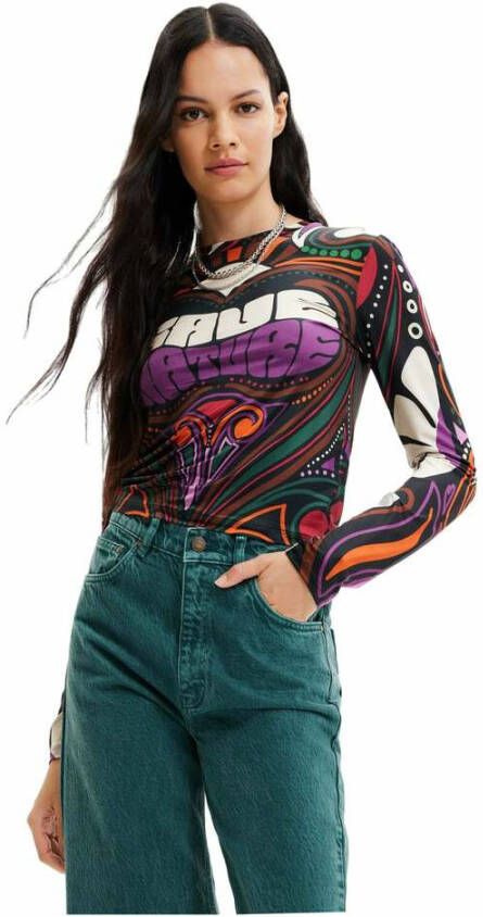 Desigual Tops Paars Dames