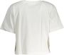 Desigual Witte Katoenen T-Shirt met Korte Mouwen en Print White Dames - Thumbnail 2