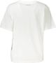 Desigual Witte Katoenen Tops & T-Shirt Korte Mouwen Print Borduurwerk White Dames - Thumbnail 2