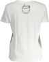 Desigual Witte Katoenen Tops & T-Shirt Korte Mouwen Print Wit Dames - Thumbnail 4