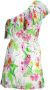 Desigual Chique One-Shoulder Jurk met Contrasterende Details Multicolor Dames - Thumbnail 2