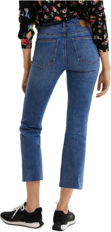 Desigual Women's Jeans Blauw Dames