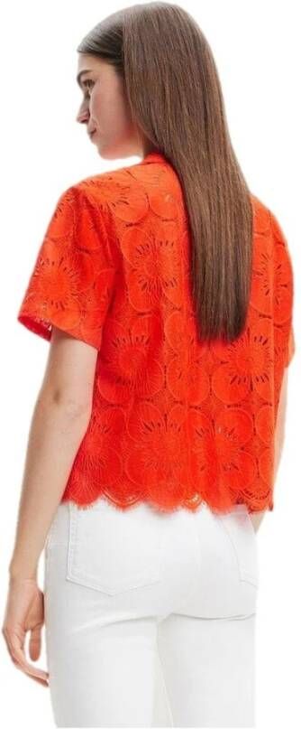Desigual Women's Shirt Oranje Dames