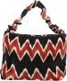 Desigual Zwarte Katoenen Handtas met Schouderhengsel en Ritssluiting Multicolor Dames - Thumbnail 2