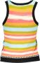 Desigual Chique Tank met Brede Schouders en Contrasterende Details Multicolor Dames - Thumbnail 2