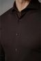 Desoto Luxury Line Slim Fit Overhemden Brown Heren - Thumbnail 2