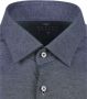 Desoto Donkerblauw business overhemd slim fit effen katoen - Thumbnail 3