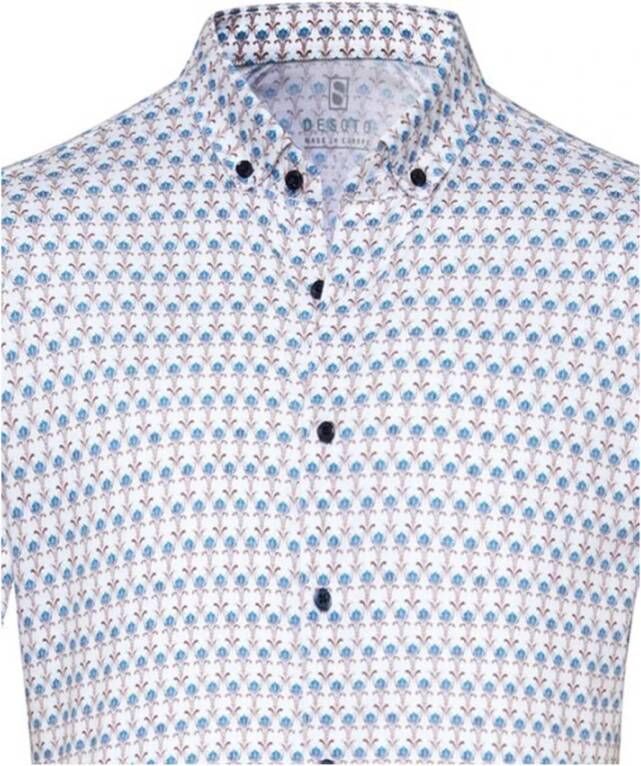 Desoto Short Sleeve Shirts Oranje Heren