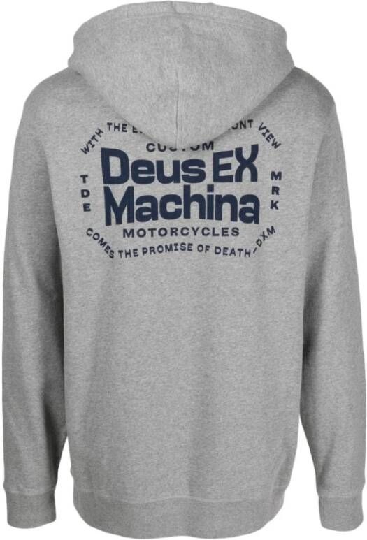 Deus Ex Machina Grijze Logo-Print Sweater Grijs Heren